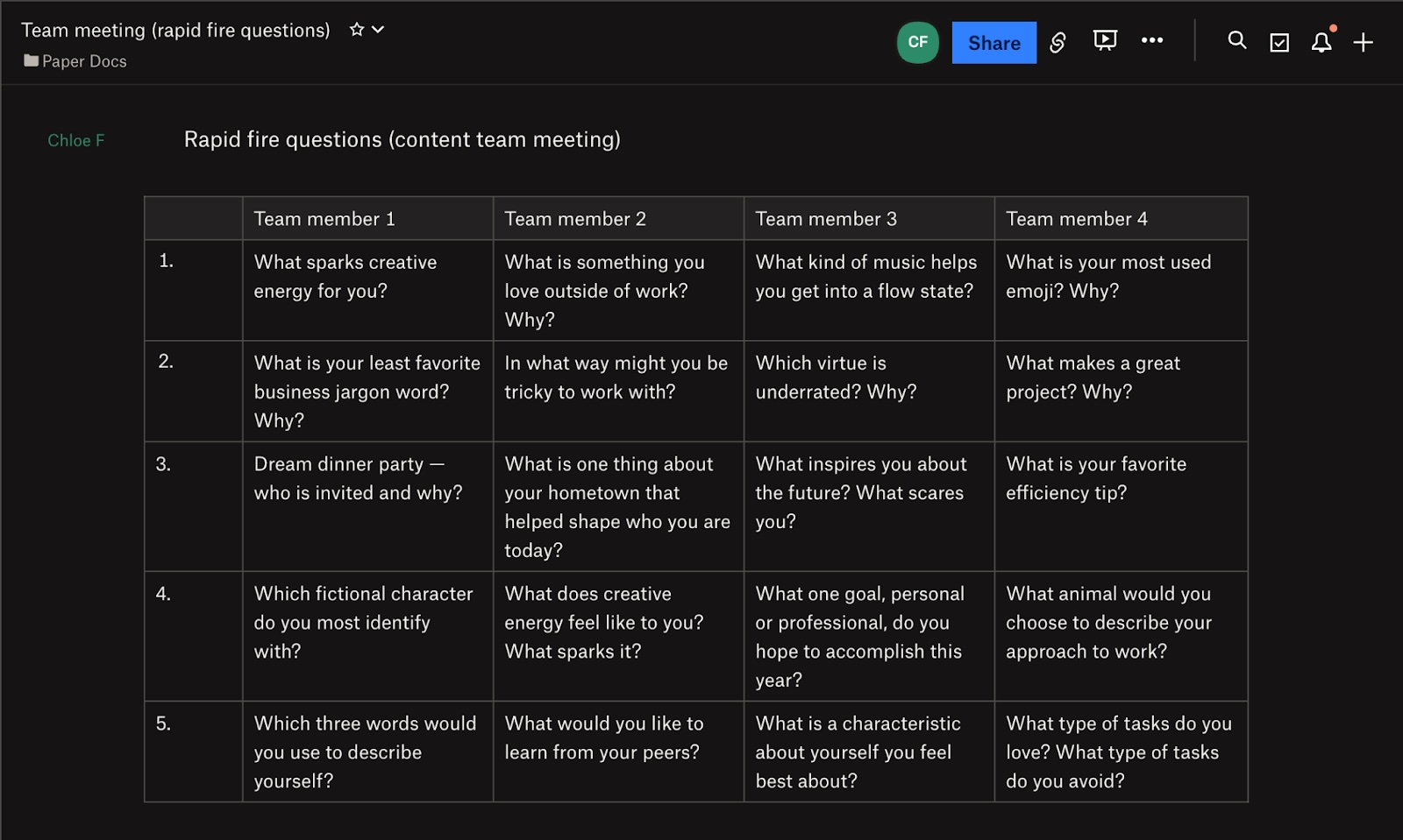 30+ icebreakers to elevate your virtual meetings Dropbox